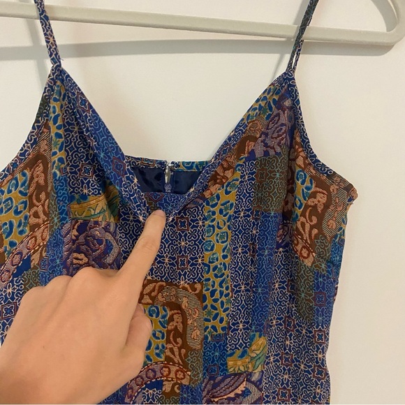 Vintage Scarlett Multi-Patterned Midi Dress size Small/Medium - Picture 5 of 9